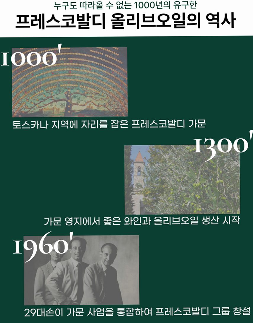 라우데미오 프레스코발디 올리브오일 500ml 엑스트라버진 이탈리아 압착 올리브유