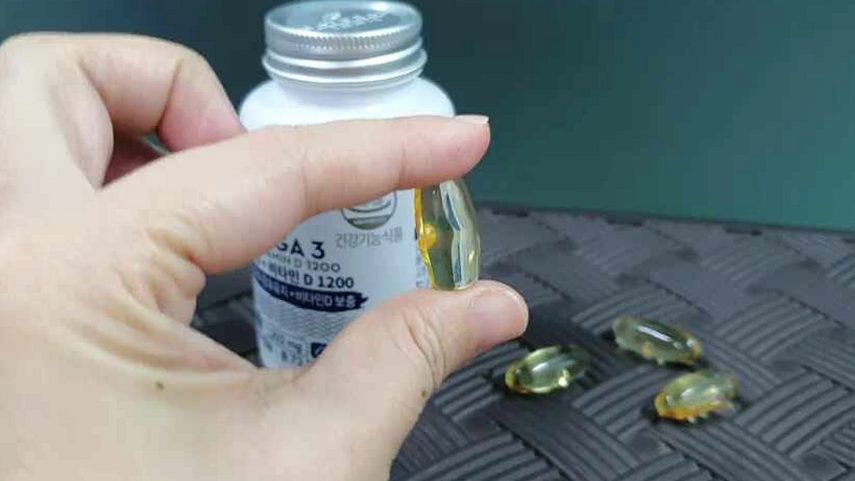 고함량 오메가3 비타민D 1200mg (4개월분) 오메가3 지방산 120캡슐, 1개